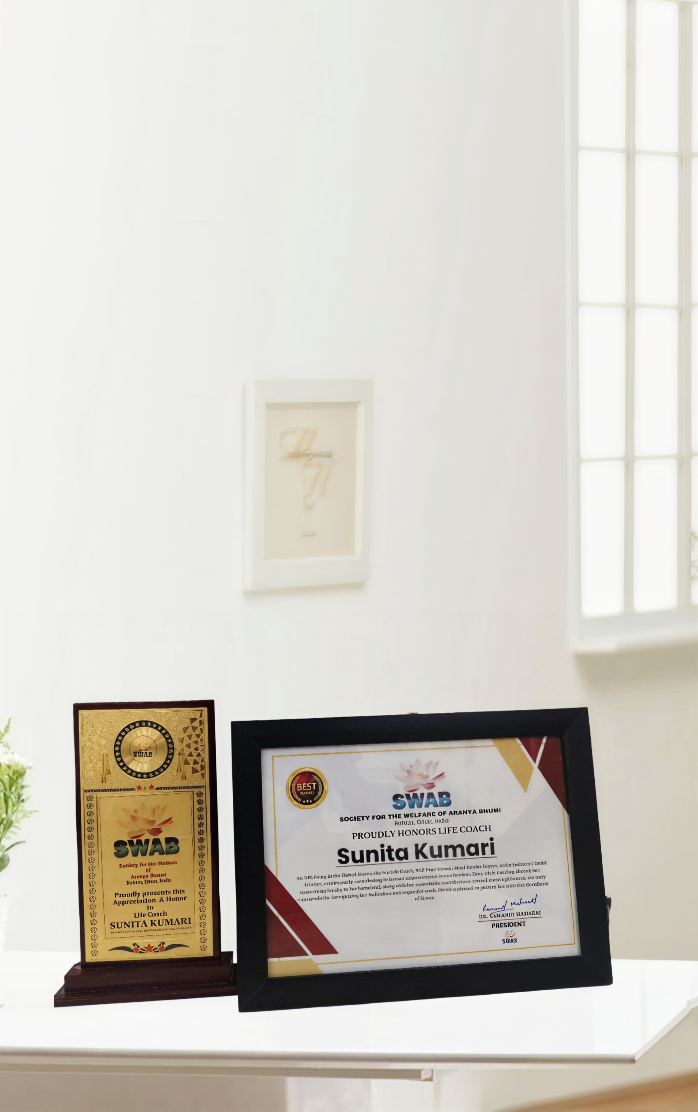 Coach Sunita Kumari award recognition